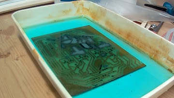 Sodium persulfate etching time lapse