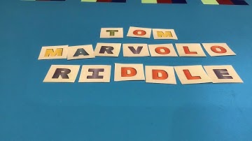 Tom Riddle Anagram