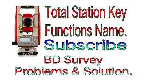 Total Station Key Function Name.