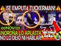 HACE CARAS NO LO DEJO NI HABLAR ¡ NOROÑA LO APLASTA SE EMPUT4 LEO ZUCKERMAN !