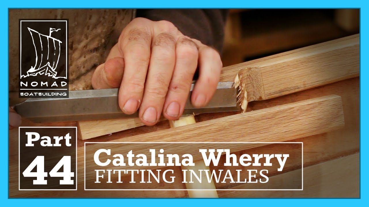 ⁣Building the Catalina Wherry - Part 44 - Fitting the Inwales