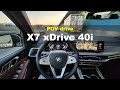 2023 BMW X7 xDrive 40i POV drive