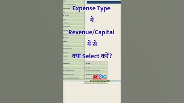 Pfms expenditure expense type revenue or capital|pfms payment #shorts #technicalmassab #pfms #viral