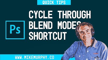 Photoshop Shortcut: Cycle Through Layer Blend Modes