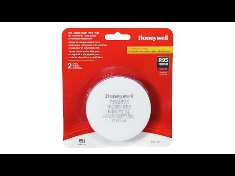 Honeywell R95 Pre-Filter Replacement Kit for Honeywell Respirators - 2 Pack (RWS-54039)