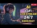 Create monetizable lofi live stream channel with ai  ai generated lofi  step by step tutorial