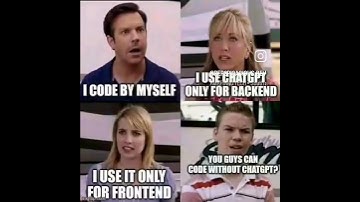 "You Guys Can Code Without ChatGPT?" 😂😂❌ #coding #crypto #programming #nft #shorts