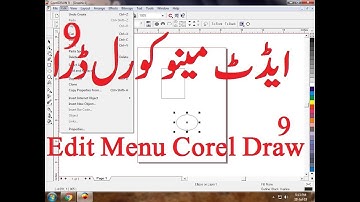 Menus of Corel Draw 9 - Edit Menu of Corel Draw 9 - Lunar Computer College