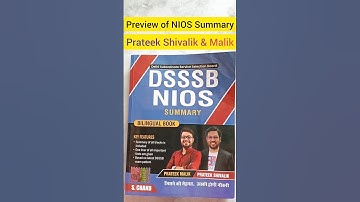 Book📖Review (Prateek shivalik & Malik) #dsssb #dsssbnotice #nios #shorts #youtubeshorts #review
