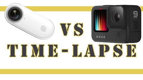 Gopro Hero 9 VS Insta360 Go 2 the Time-lapse