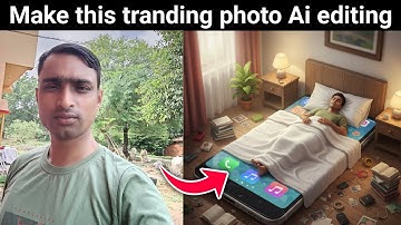 How to Create Surreal Photo Manipulation | Man Sleeping on Smartphone Bed | Ai Photo Tutorial