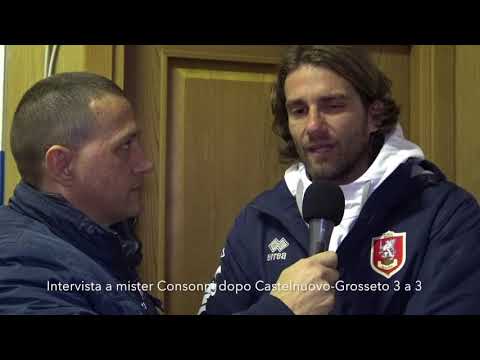 Gs Tv - intervista a mister Consonni dopo Castelnuovo-Grosseto 3 a 3