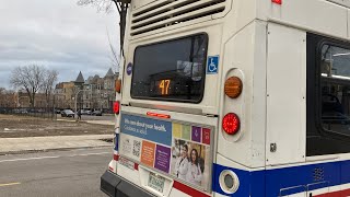 CTA Bus Ride 47 47th From 47th/Lake/Park/Terminal To 47th/Green/Line Nova Bus Lfs 2014 #8194
