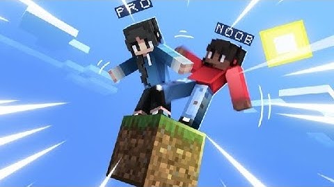 Crafting and building One Block Survival gameplay part 1