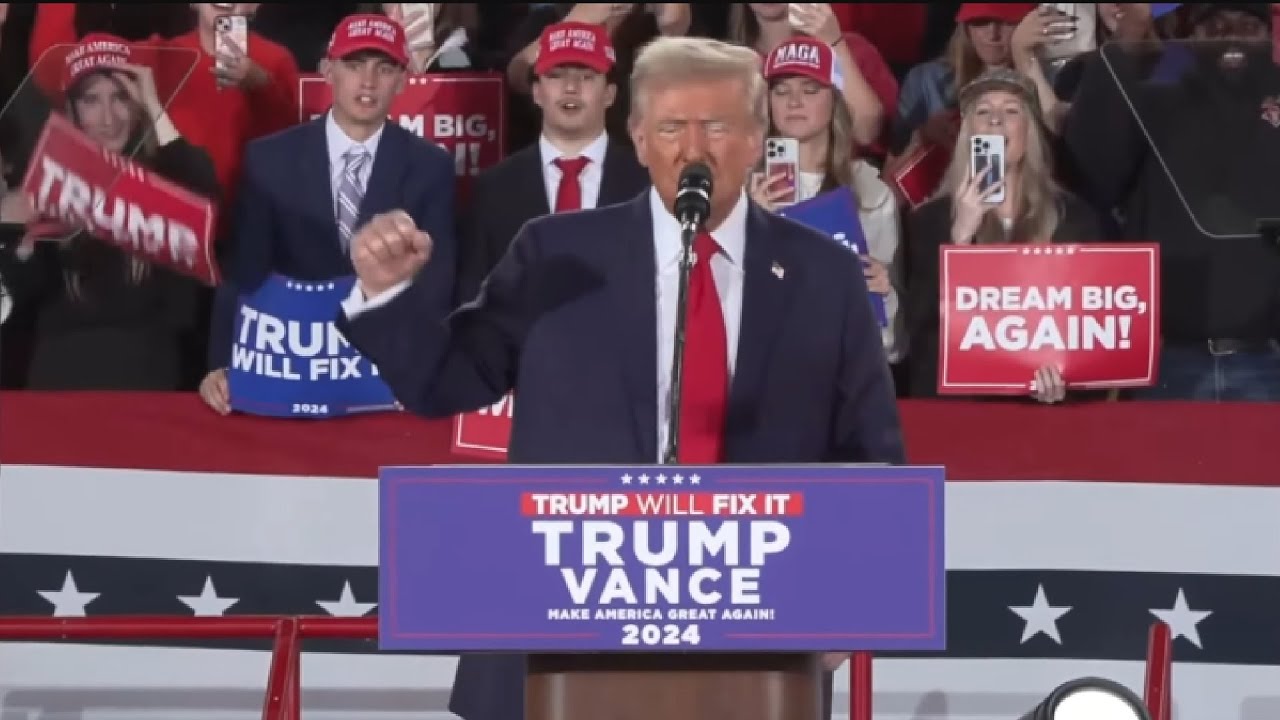 LIVE ~ President Donald Trump Speaks at a Rally in Raleigh, North ...