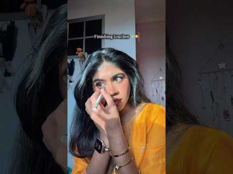 it’s all about the finishing touches 🎀 #tamil #grwm #makeup #shorts #beauty #glowup #desi