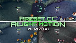PRESET CC ALIGHT MOTION | MLBB