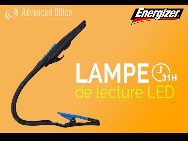 Lampe de lecture à pince LED Book Light piles incluses