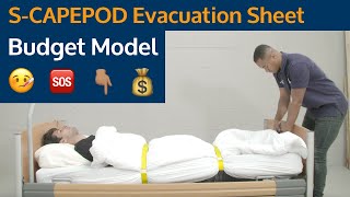 Evacuation Sheet S-CAPEPOD | Budget Model | To rescue bedridden people in an emergency evacuation.