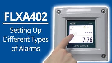 Setting up Different Types of Alarms on the FLXA402