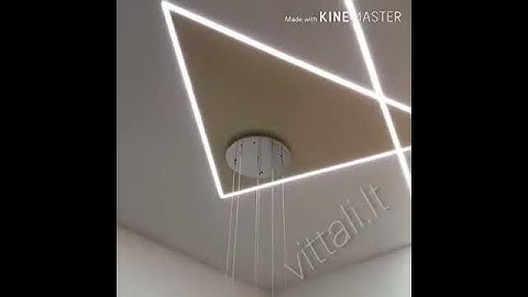 Exclusive Light Lines. Stretch Ceilings by Vittali