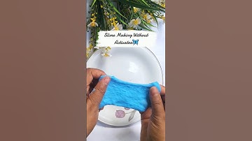 Slime Making Without Activator #slime #youtubeshorts