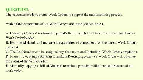 1Z0-565 Exam - JD Edwards Oracle EnterpriseOne Test Manufacturing 9 Essentials Questions