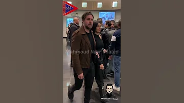 هشام ماجد وزوجته في العرض الخاص فيلم انا لحبيبي 