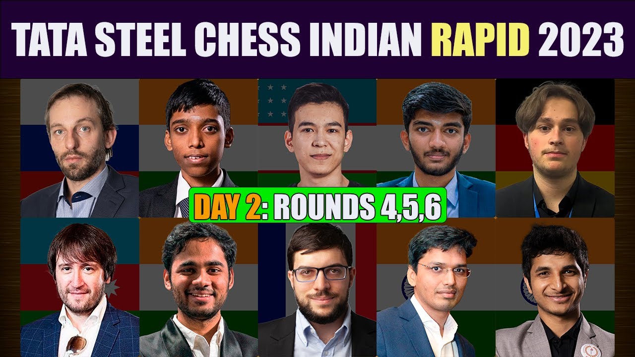 Tata Steel Chess 2023 Day 4  Pragg, Gukesh, Arjun, Giri vs