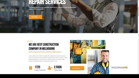Construk - Construction Elementor Template Kit 15 corporate