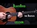 how to play Blackbird by The Beatles_Paul McCartney - acoustic guitar lesson