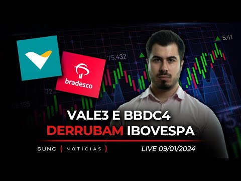 🔴 VALE (VALE3) E BRADESCO (BBDC4) DERRUBAM IBOVESPA| Limites na Eletrobras? | Demissão na CVC