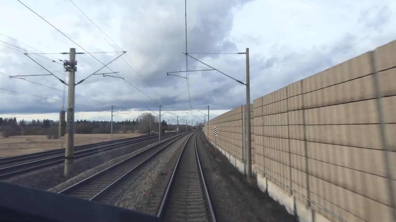Führerstandsmitfahrt: BR 408 (ICE 3 Neo), Ausbaustrecke München - Augsburg, V-Max 230 Km/h