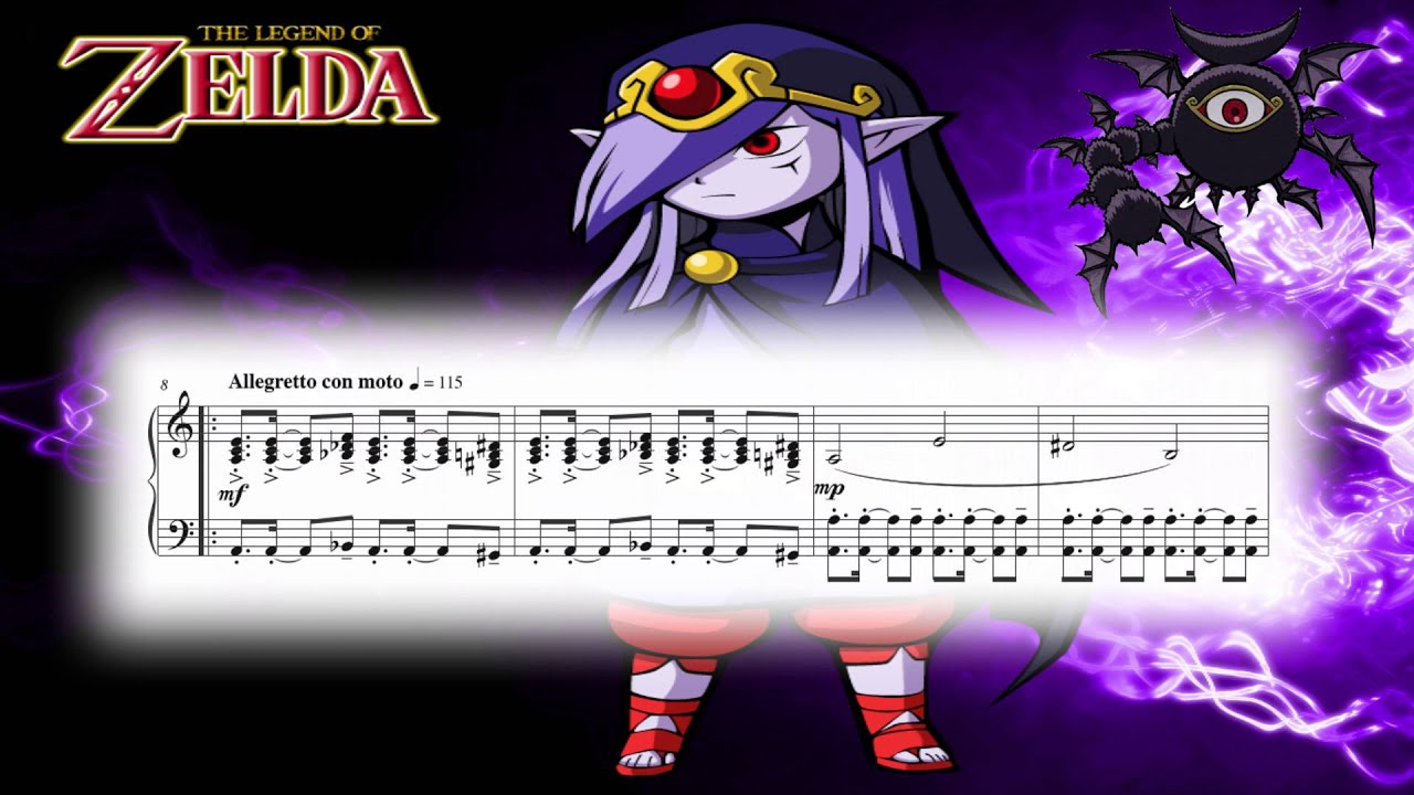 The Legend of Zelda: Minish Cap - Vaati's Wrath (Piano Sheet Music)