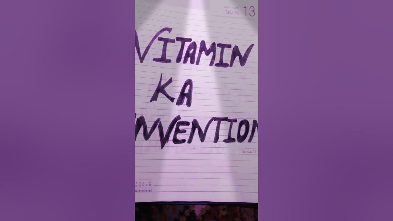vitamin ka invention kisne kiya tha YouTube