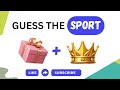Guess the Word/ Sport by Emoji ? 📚🥳👑 #emoji #daily #gk