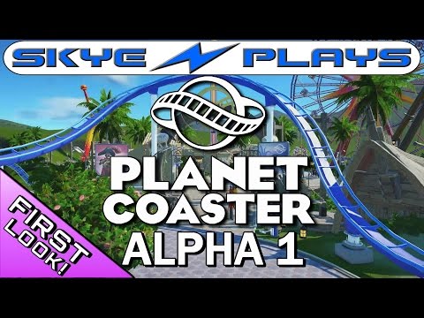 Planet Coaster ►Alpha 1 Gameplay! PLUS Giveaway News!◀ [Preview]