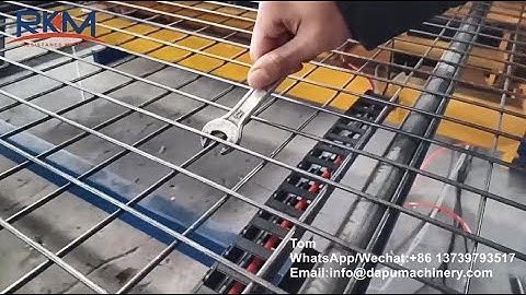 Automatic wire mesh welding machine with automatic mesh falling machine DP-FP-2500BN for 3-6mm wire