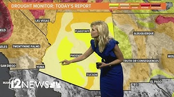 Arizona drought monitor update for Sept. 15