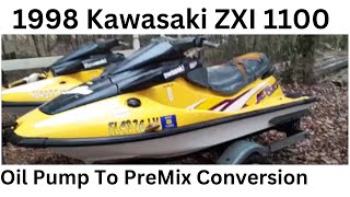 Kawasaki ZXI 1100 Oil Pump to PreMix Conversion