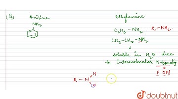 Account for the following: (i) `pK_(b)` of aniline is more than that of methylamine. (ii) Ethyla...