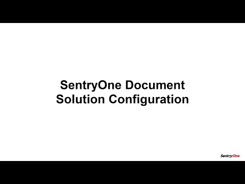 SentryOne Document Solution