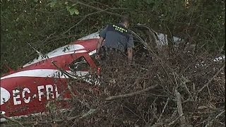 Una avioneta aterriza de emergencia en una autopista en Galicia