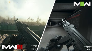Call of Duty Modern Warfare 2 weapons recoil comparison in Modern Warfare 3