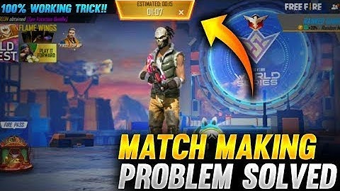 Matchmaking Problem Fix Free Fire Tamil || Free Fire Tricks Tamil || ARK