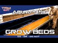 How to Build AQUAPONIC GROW BEDS Part 2