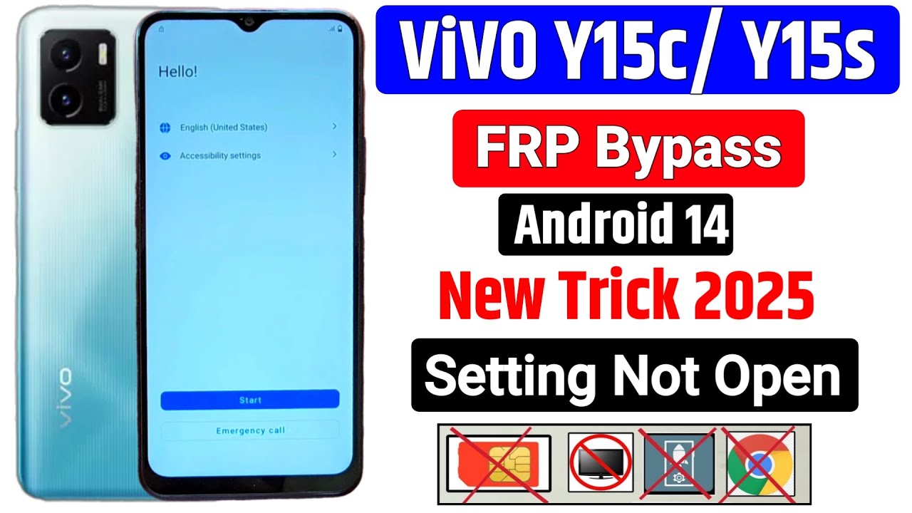 Vivo Y15s/Y15C Android 12 FRP Bypass Without PC | Vivo (V2120) Bypass Google Account | vivo y15c frp