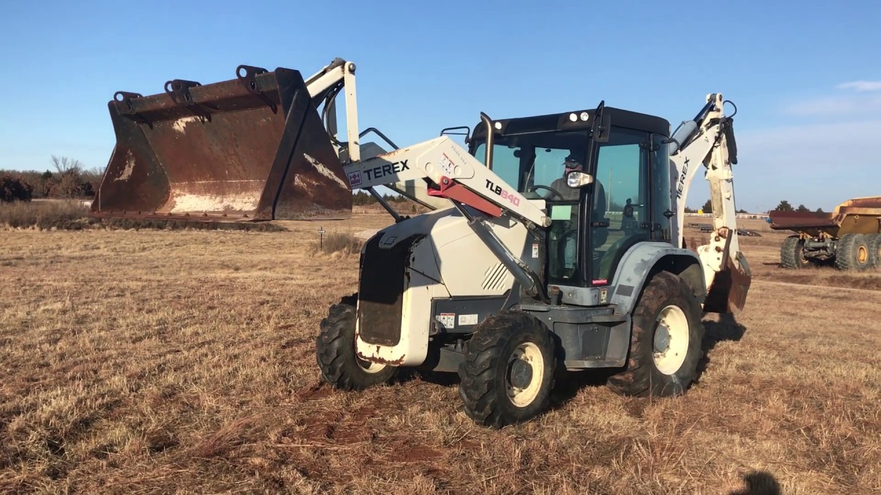 Terex Tlb 840 Backhoe Loader Youtube