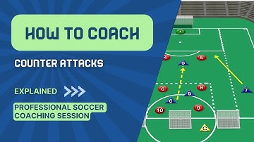 How to Coach COUNTER ATTACKS in Soccer: Explained I Full Session