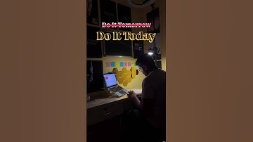 Do It Today | Narayan Bhadaniya | Data Analyst & Software Developer| #motivation #careertips #shorts